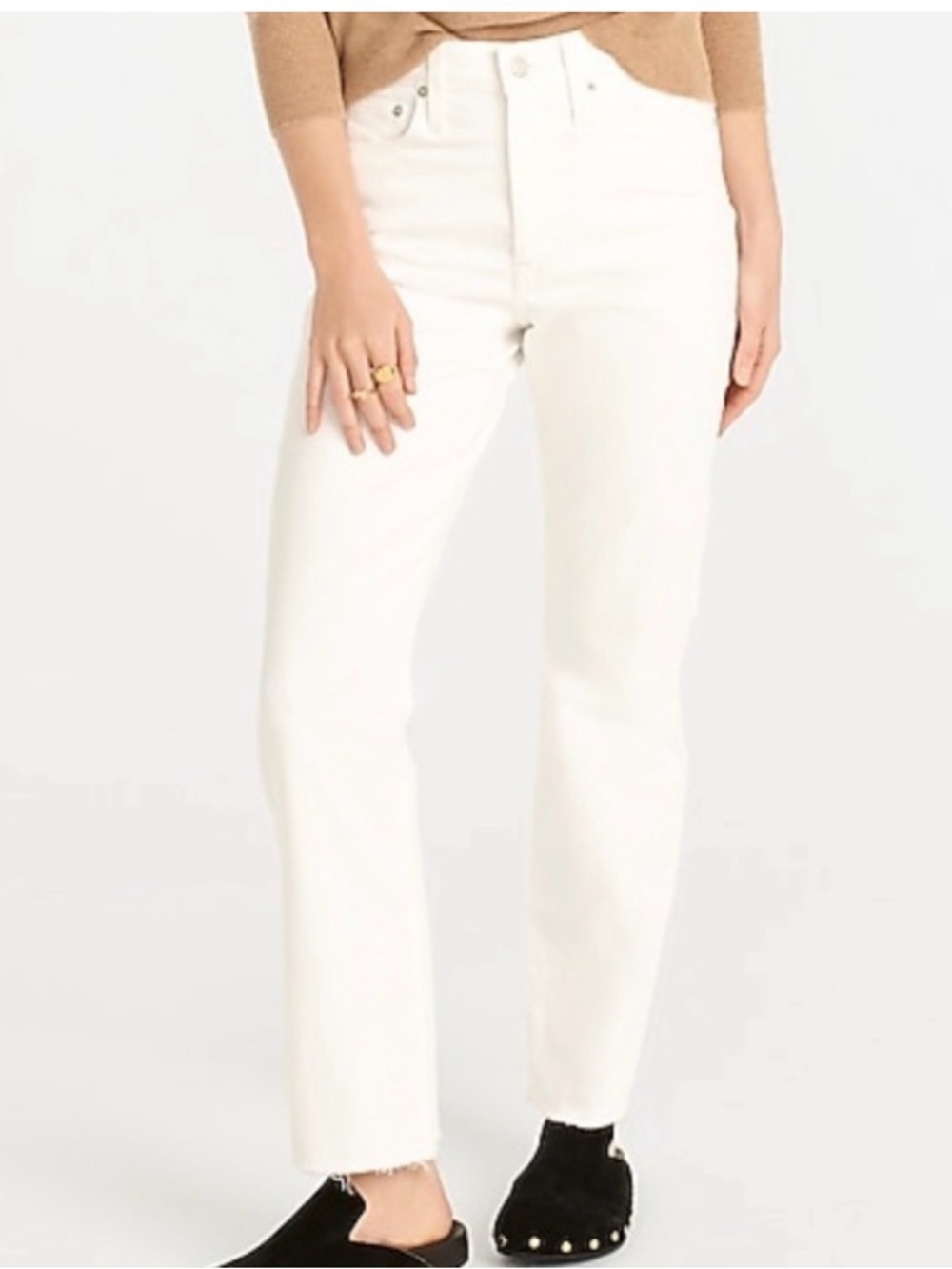 J. Crew Slim White Jeans